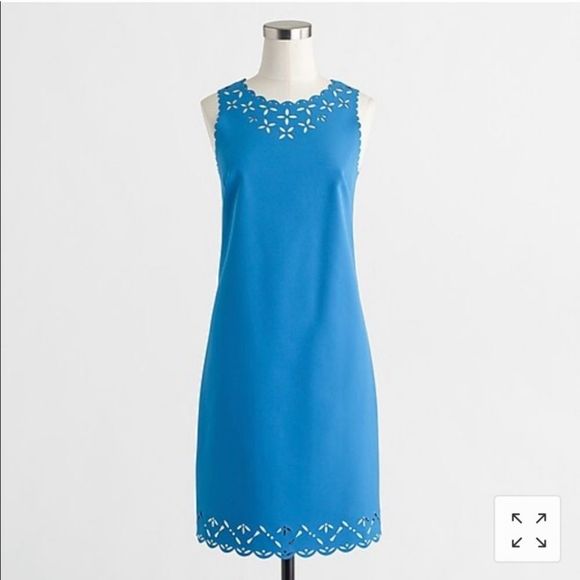 J Crew Blue Dress - Picture 2 of 3